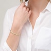 Thumbnail Image 1 of 6.5mm Braided Link Bracelet in 10K Gold - 7.25"