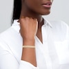 Thumbnail Image 2 of 7.7mm Double Row S-Link Chain Bracelet in Hollow 14K Gold - 7.5"