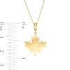 Thumbnail Image 2 of Maple Leaf Pendant in 10K Gold