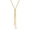 Thumbnail Image 0 of Rope Chain Lariat Necklace in 10K Gold - 17"