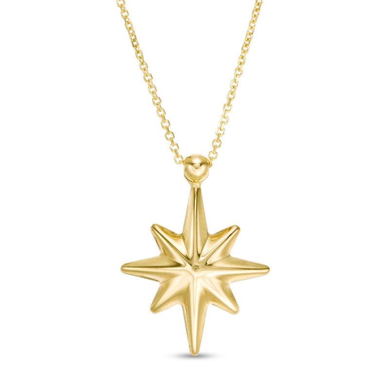 Starburst Pendant in 10K Gold|Peoples Jewellers