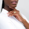 Diamond-Cut Dome Ring in 14K Gold - Size 7