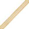 Thumbnail Image 0 of 8.9mm S-Link and Rope Chain Triple Row Bracelet in Hollow 14K Gold - 7.5"
