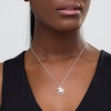Thumbnail Image 2 of Citrine and Diamond Accent Prancing Horse Pendant in Sterling Silver