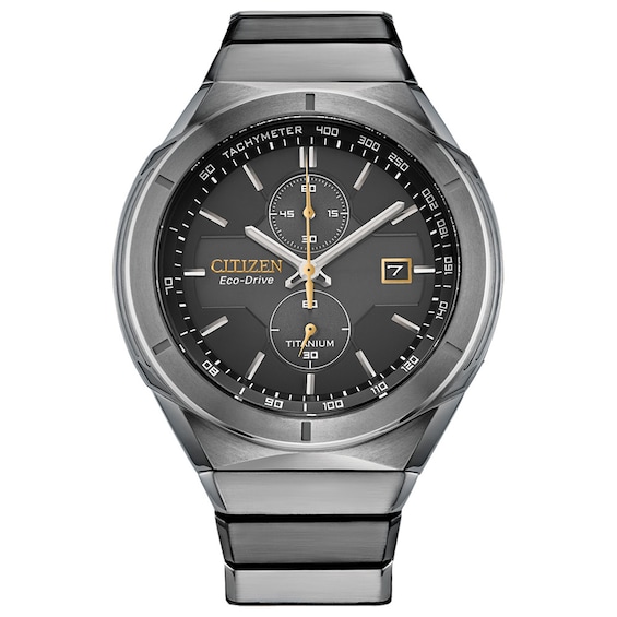 Men's Citizen Eco-Drive® Armor Chronograph Two-Tone Super Titanium