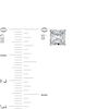 Thumbnail Image 4 of 6.0mm Multi-Shape Cubic Zirconia Solitaire Stud Earrings Set in 14K White Gold
