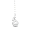 Collector's Edition Enchanted Disney Cinderella 70th Anniversary Pearl and Diamond Carriage Pendant in Sterling Silver