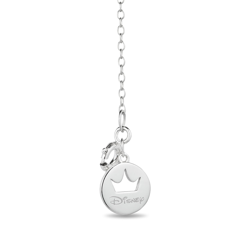 Collector's Edition Enchanted Disney Cinderella 70th Anniversary Pearl and Diamond Carriage Pendant in Sterling Silver