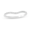 Thumbnail Image 0 of 0.085 CT. T.W. Diamond Contour Anniversary Band in 10K White Gold