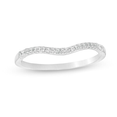 0.085 CT. T.W. Diamond Contour Anniversary Band in 10K Gold