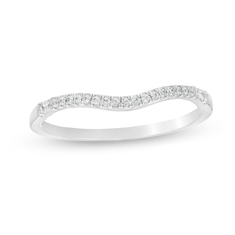 0.085 CT. T.W. Diamond Contour Anniversary Band in 10K Gold