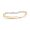 Thumbnail Image 0 of 0.085 CT. T.W. Diamond Contour Anniversary Band in 10K Gold