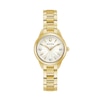 Thumbnail Image 0 of Ladies' Bulova Sutton Diamond Accent Gold-Tone Watch with White Dial (Model: 97P150)