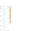 Thumbnail Image 3 of 30.0mm Multi-Finish Collar Hoop Earrings in 14K Gold