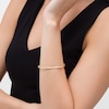 4.0mm Diamond-Cut Bangle in 14K Gold