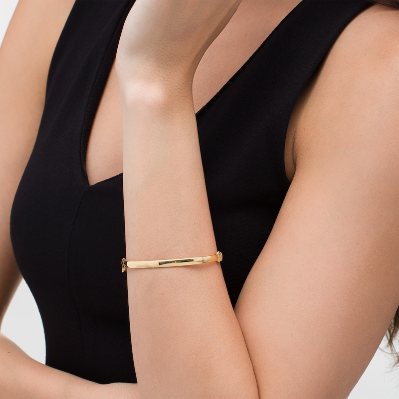 Main Image 2 of 5.0mm Polished Bangle in 14K Gold