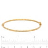Thumbnail Image 3 of 2.5mm Multi-Finish Bangle in 14K Gold