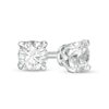 Thumbnail Image 1 of Trouvaille Collection 0.33 CT. T.W. DeBeers®-Graded Diamond Solitaire Stud Earrings in 14K White Gold (F/I1)