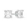 Trouvaille Collection 1.50 CT. T.W. Certified Diamond Solitaire Stud Earrings in 14K White Gold (F/I1)