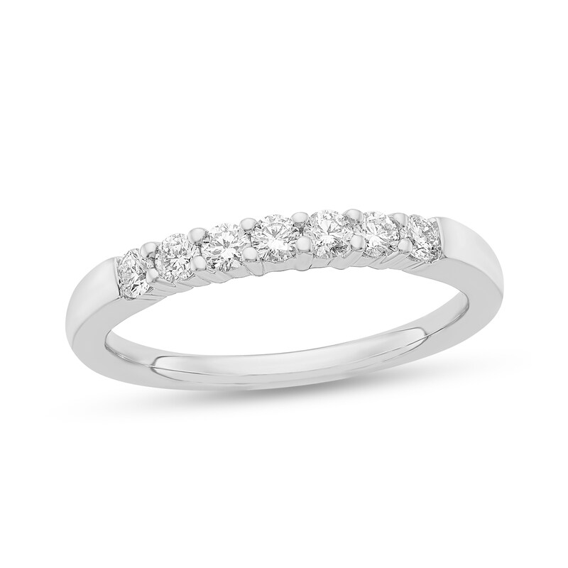 0.35 CT. T.W. Diamond Seven Stone Anniversary Band in Platinum
