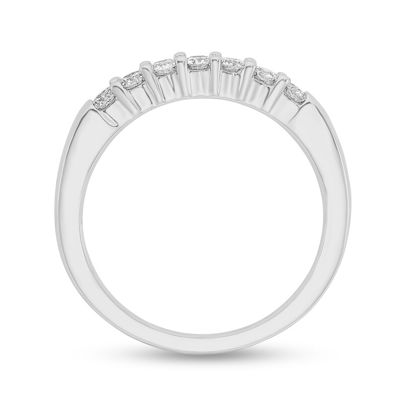0.35 CT. T.W. Diamond Seven Stone Anniversary Band in Platinum