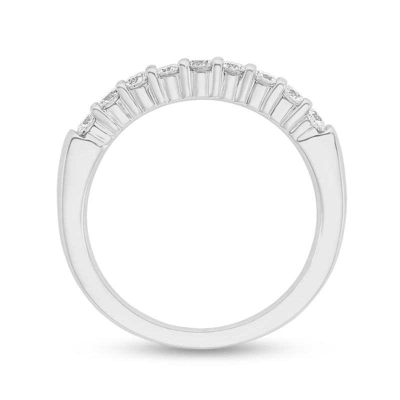 Main Image 2 of 0.45 CT. T.W. Diamond Nine Stone Anniversary Band in Platinum