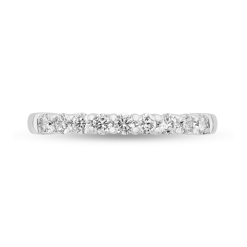 Main Image 3 of 0.45 CT. T.W. Diamond Nine Stone Anniversary Band in Platinum