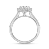Thumbnail Image 1 of 1.08 CT. T.W. Heart-Shaped Diamond Frame Engagement Ring in Platinum