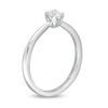 Thumbnail Image 3 of Trouvaille Collection 0.25 CT. DeBeers®-Graded Diamond Solitaire Engagement Ring in 18K White Gold (F/I1)