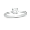 Thumbnail Image 0 of Trouvaille Collection 0.50 CT. DeBeers®-Graded Diamond Solitaire Engagement Ring in 18K White Gold (F/I1)