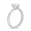 Thumbnail Image 3 of Trouvaille Collection 1.00 CT. DeBeers®-Graded Diamond Solitaire Engagement Ring in 18K White Gold (F/I1)