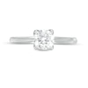 Thumbnail Image 3 of Trouvaille Collection 1.00 CT. DeBeers®-Graded Diamond Solitaire Engagement Ring in 18K White Gold (F/I1)