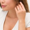 Thumbnail Image 2 of Trouvaille Collection 0.50 CT. DeBeers®-Graded Emerald-Cut Diamond Solitaire Engagement Ring in 18K White Gold (F/SI2)