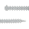 Thumbnail Image 3 of 3.00 CT. T.W. Diamond Tennis-Style Chevron Bracelet in Sterling Silver
