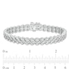 Thumbnail Image 4 of 2.00 CT. T.W. Diamond Multi-Row Bracelet in Sterling Silver