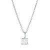 Thumbnail Image 0 of Trouvaille Collection 0.20 CT. DeBeers®-Graded Diamond Solitaire Pendant in 14K White Gold (F/I1)