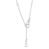 Thumbnail Image 2 of Trouvaille Collection 0.20 CT. DeBeers®-Graded Diamond Solitaire Pendant in 14K White Gold (F/I1)