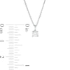 Thumbnail Image 3 of Trouvaille Collection 0.20 CT. DeBeers®-Graded Diamond Solitaire Pendant in 14K White Gold (F/I1)