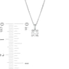 Thumbnail Image 4 of Trouvaille Collection 0.30 CT. DeBeers®-Graded Diamond Solitaire Pendant in 14K White Gold (F/I1)