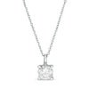 Thumbnail Image 1 of Trouvaille Collection 0.50 CT. DeBeers®-Graded Diamond Solitaire Pendant in 14K White Gold (F/I1)