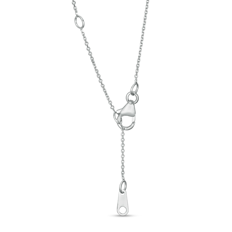 Main Image 3 of Trouvaille Collection 0.50 CT. DeBeers®-Graded Diamond Solitaire Pendant in 14K White Gold (F/I1)