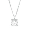 Thumbnail Image 0 of Trouvaille Collection 1.00 CT. DeBeers®-Graded Diamond Solitaire Pendant in 14K White Gold (F/I1)