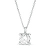 Thumbnail Image 1 of Trouvaille Collection 1.00 CT. DeBeers®-Graded Diamond Solitaire Pendant in 14K White Gold (F/I1)