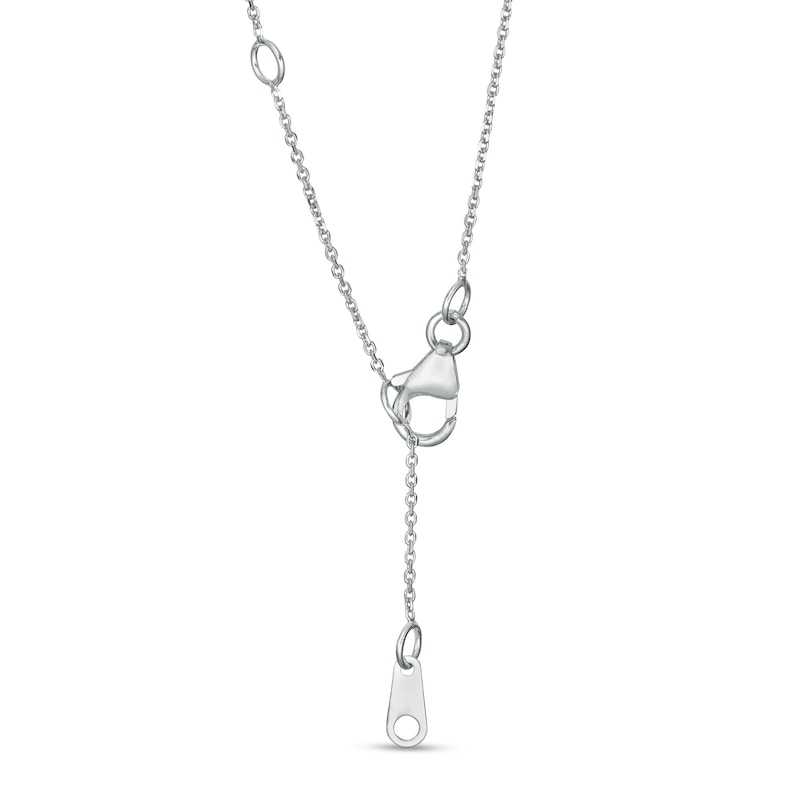 Main Image 3 of Trouvaille Collection 1.00 CT. DeBeers®-Graded Diamond Solitaire Pendant in 14K White Gold (F/I1)