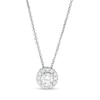 Thumbnail Image 0 of Trouvaille Collection 0.33 CT. T.W. DeBeers®-Graded Diamond Frame Pendant in 14K White Gold (F/I1)