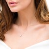 Thumbnail Image 2 of Trouvaille Collection 0.50 CT. T.W. DeBeers®-Graded Diamond Frame Pendant in 14K White Gold (F/I1)