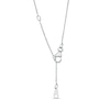 Thumbnail Image 3 of Trouvaille Collection 0.75 CT. T.W. DeBeers®-Graded Diamond Frame Pendant in 14K White Gold (F/I1)