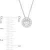 Thumbnail Image 4 of Trouvaille Collection 0.75 CT. T.W. DeBeers®-Graded Diamond Frame Pendant in 14K White Gold (F/I1)