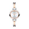 Thumbnail Image 1 of Ladies' Movado Aleena Two-Tone Bangle Watch with Silver-Tone Dial (Model: 0607151)