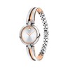Thumbnail Image 3 of Ladies' Movado Aleena Two-Tone Bangle Watch with Silver-Tone Dial (Model: 0607151)